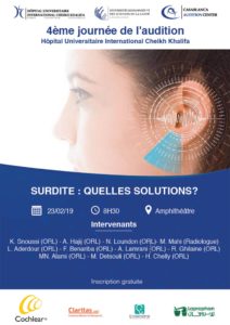 Lire la suite à propos de l’article 4ème Journée de l&rsquo;Audition