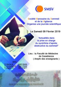 Lire la suite à propos de l’article Journée Scientifique: Syndrome d&rsquo;Apnée Obstructive du Sommeil