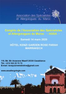 Lire la suite à propos de l’article Congrès de l’Association des Spécialistes et Allergologues du Maroc