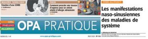 Lire la suite à propos de l’article Les manifestations naso-sinusiennes des maladies de système
