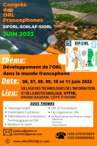 Lire la suite à propos de l’article CONGRES INTERNATIONAL DES ORL FRANCOPHONES