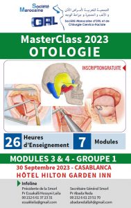 Lire la suite à propos de l’article MasterClass 2023: Otologie